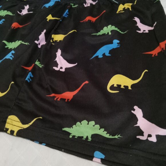 Unique handmade short skirt/swimsuit cover with dinosaur patterns - Picture 2 of 4